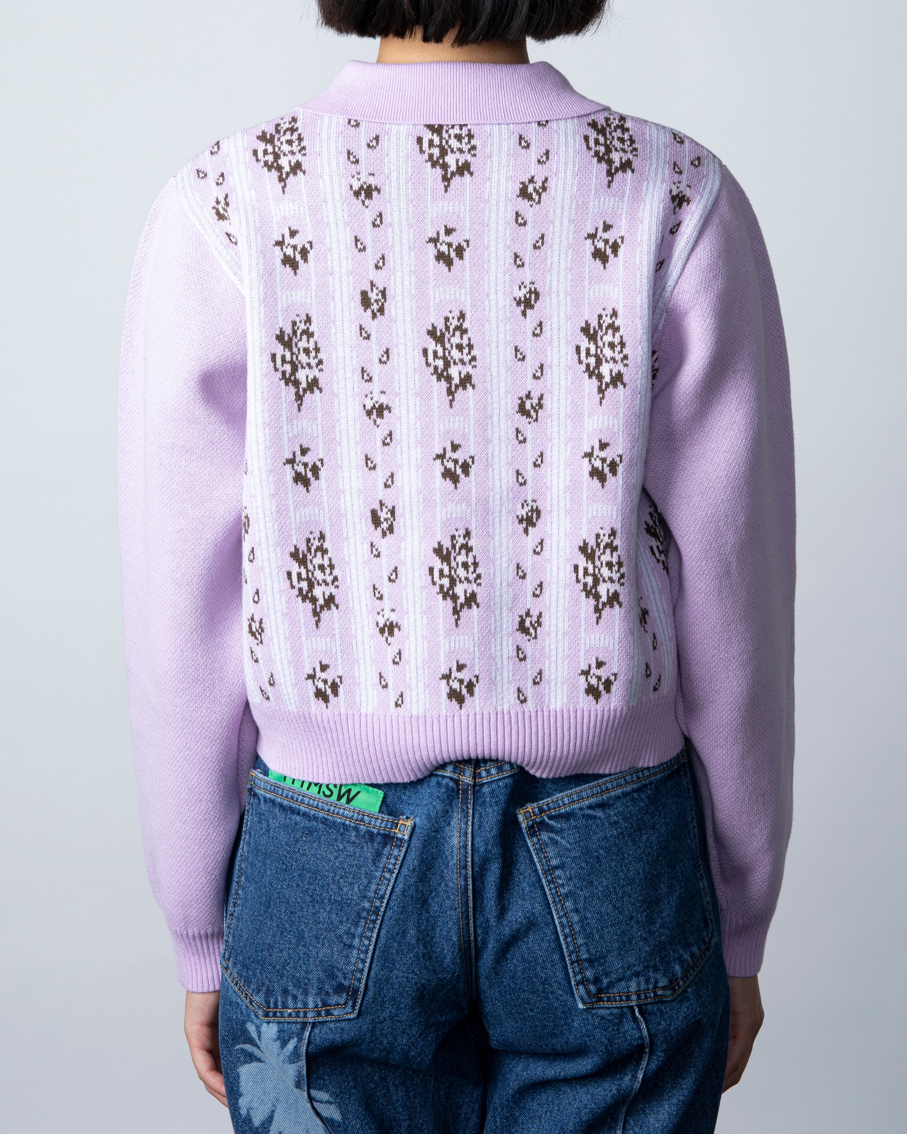 TTT MSW Flower Half Zip cardigan-