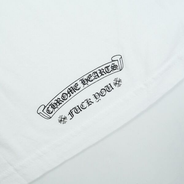 Size【L】 CHROME HEARTS クロム・ハーツ SCROLL L/S T-SHIRT WHITE