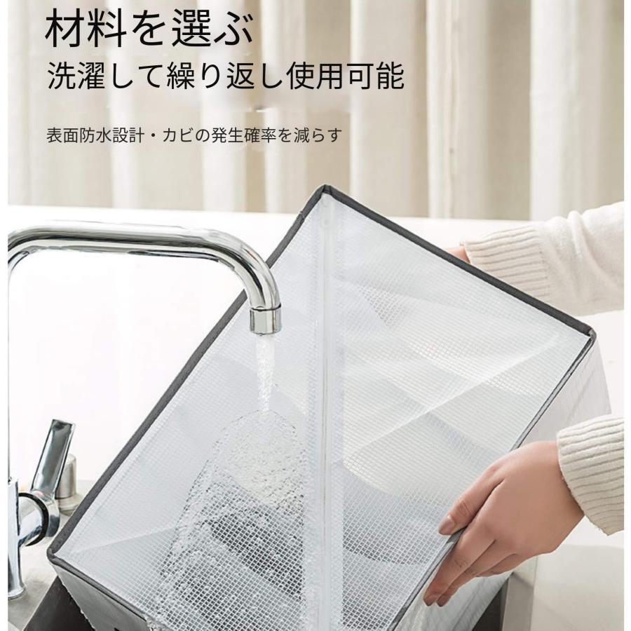 H02 . 数量限定3点セット 収納ケース 折りたたみ 衣類収納 4サイズ 3個