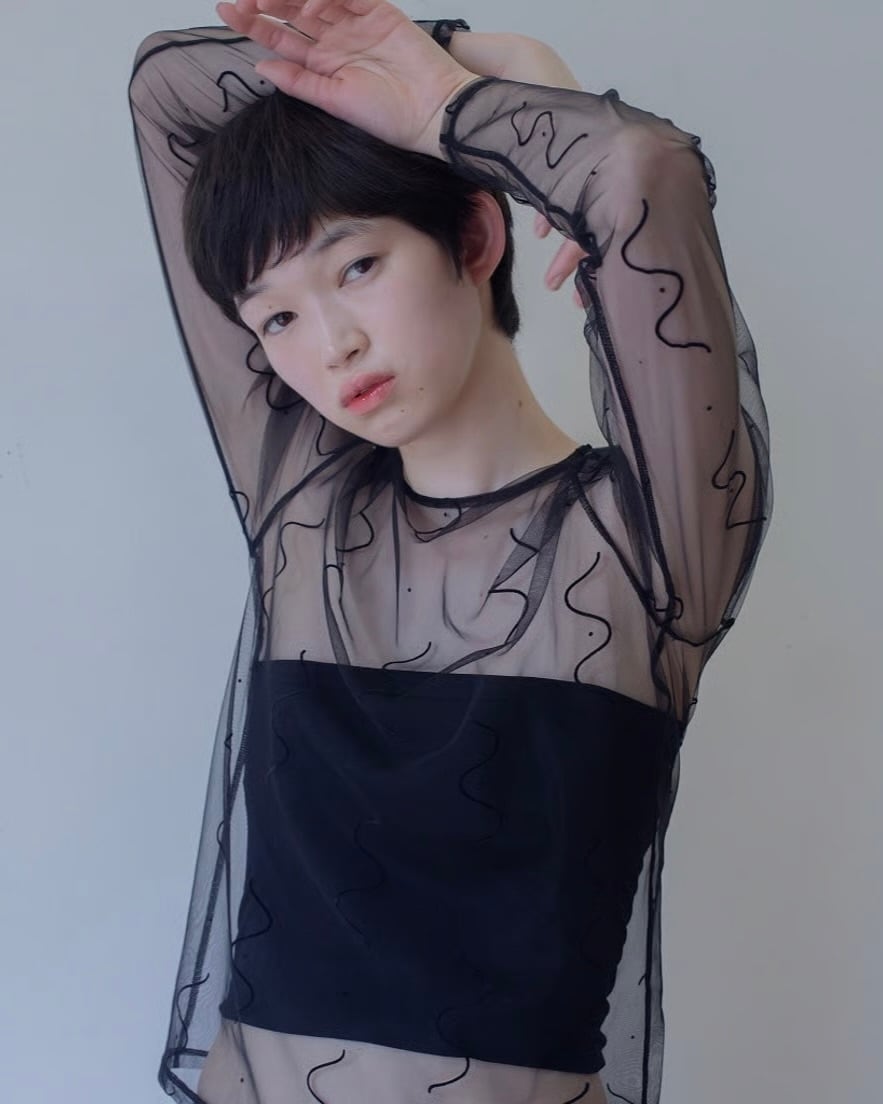 CFCL】POTTERY SHORT SLEEVE FLARE TOP | idealclasse