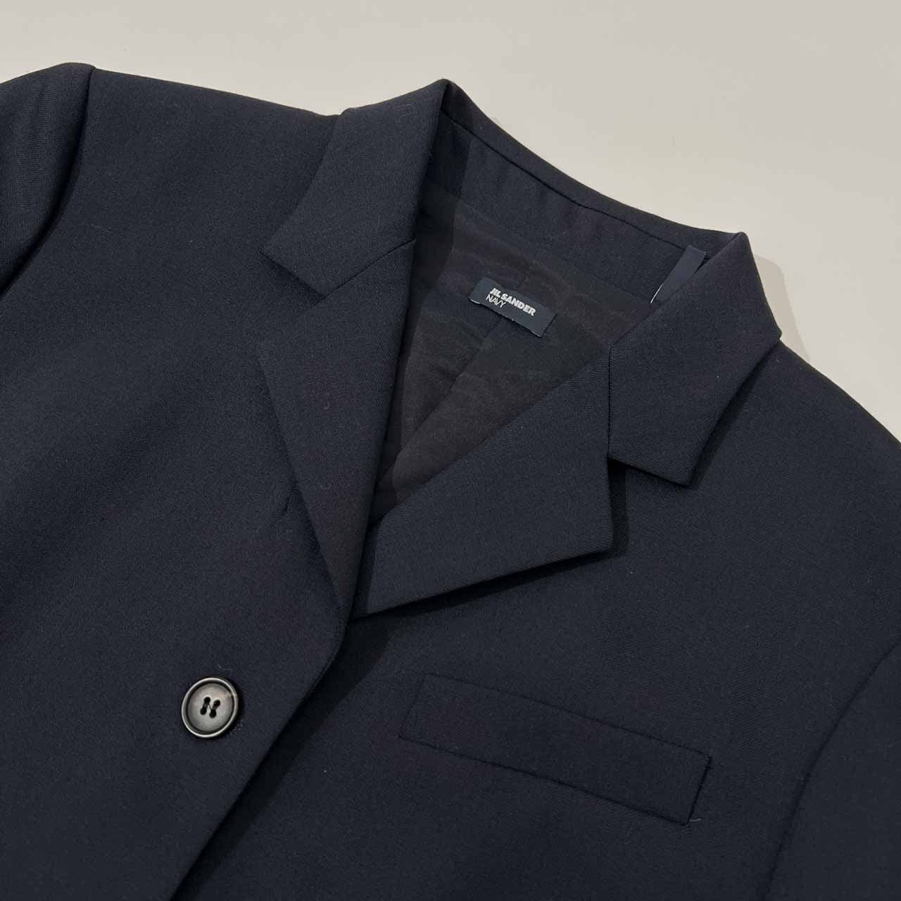 イタリア製 JIL SANDER NAVY ジルサンダー ネイビー デザイン 3B