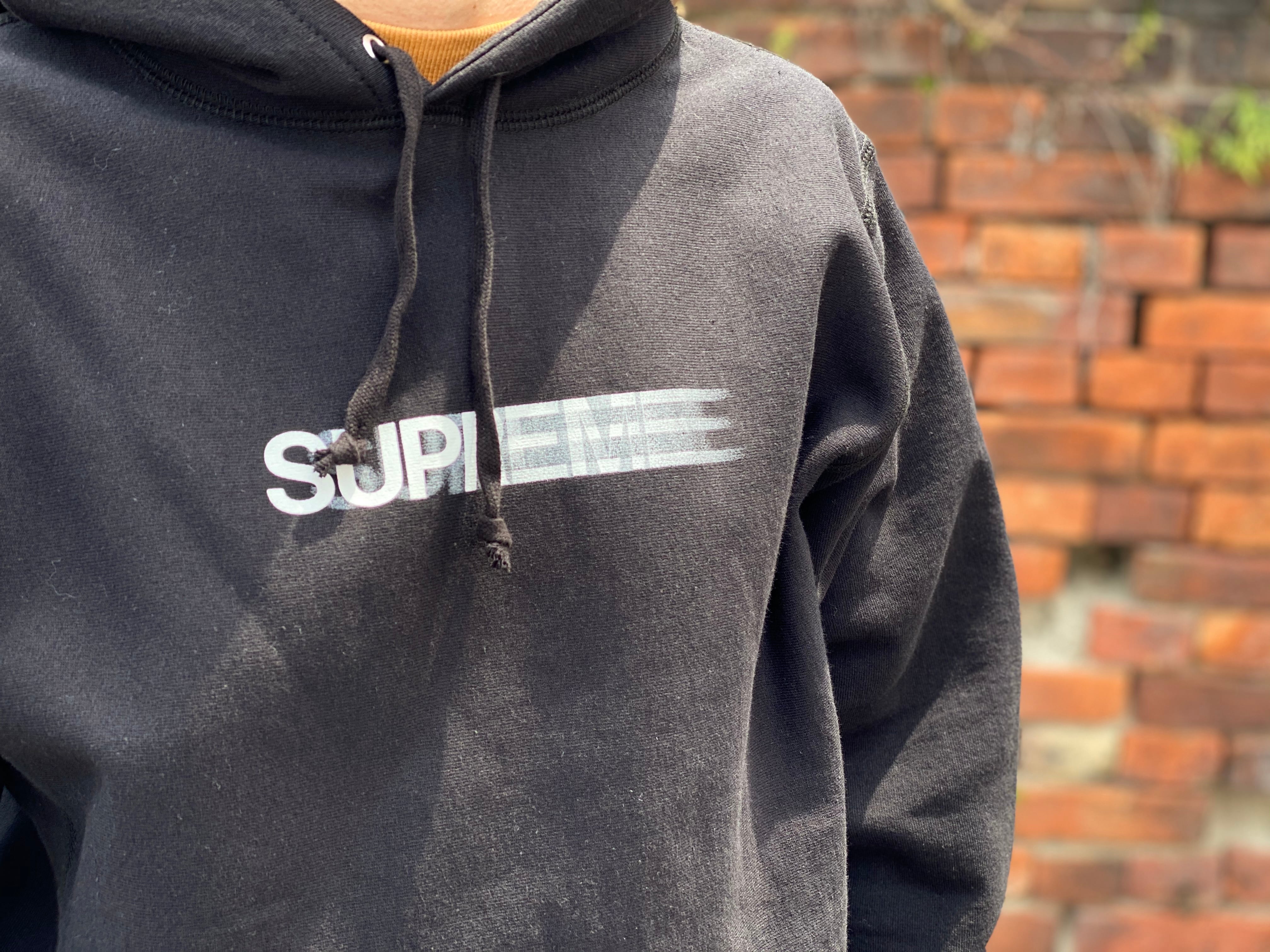 Supreme Motion Logo Hooded SweatshirtWhiteサイズ