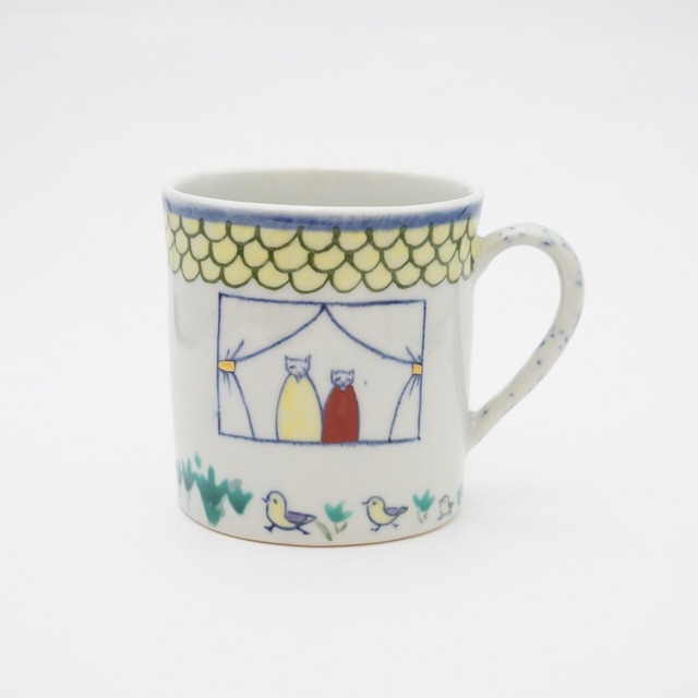 【小林 恭子】猫マグカップ　7-C