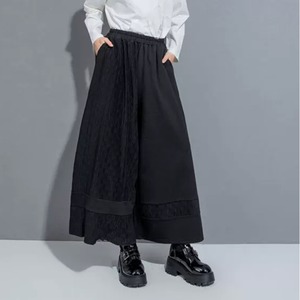 アシンメトリーカジュアルワイドパンツ　R0080