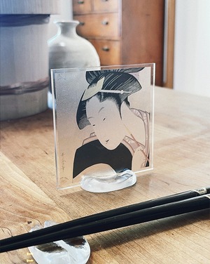 喜多川歌麿　歌撰恋之部・深く忍恋 / Anthology of Love: Deeply Hidden Love