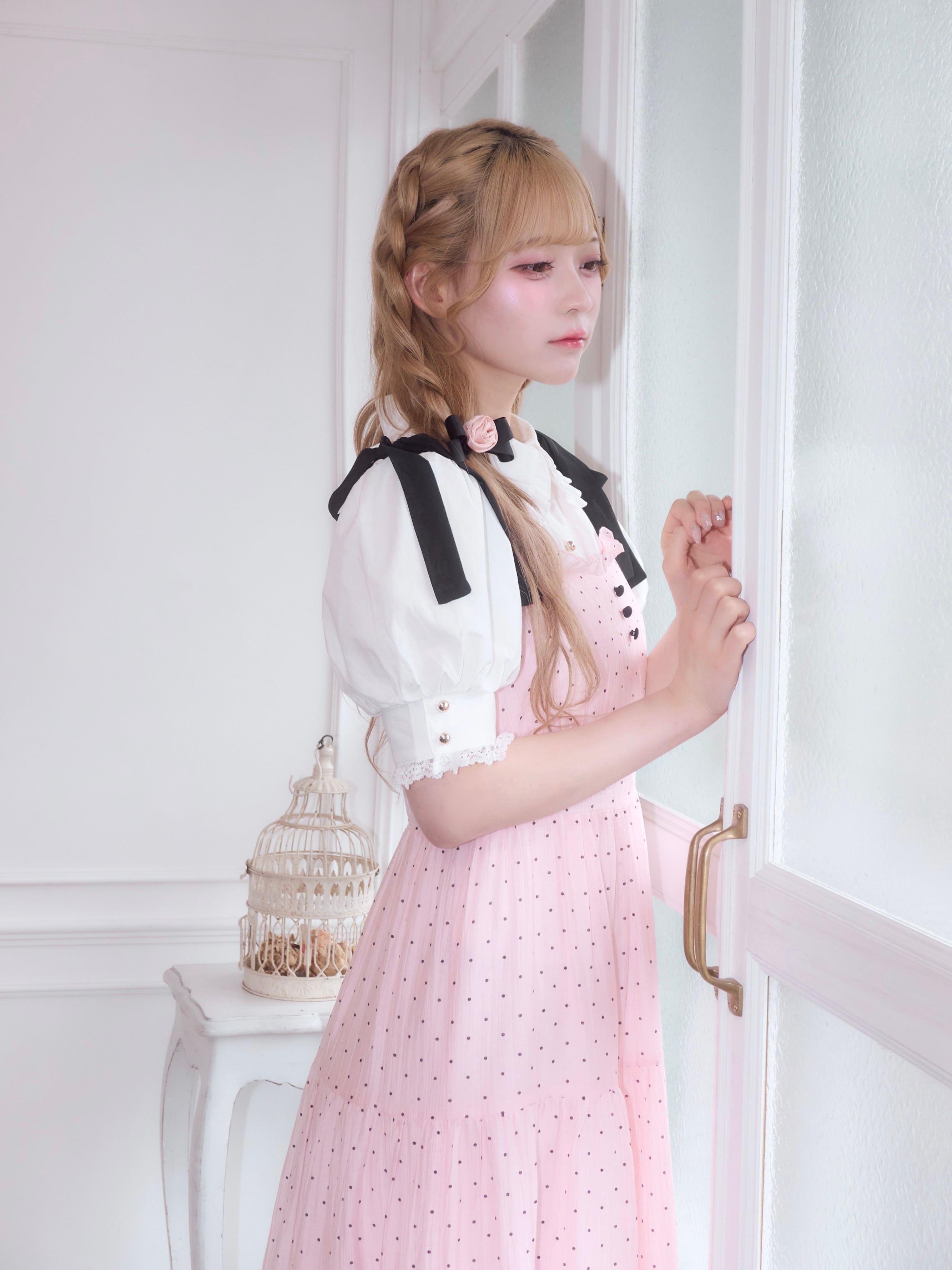 しふぉんティアードワンピース