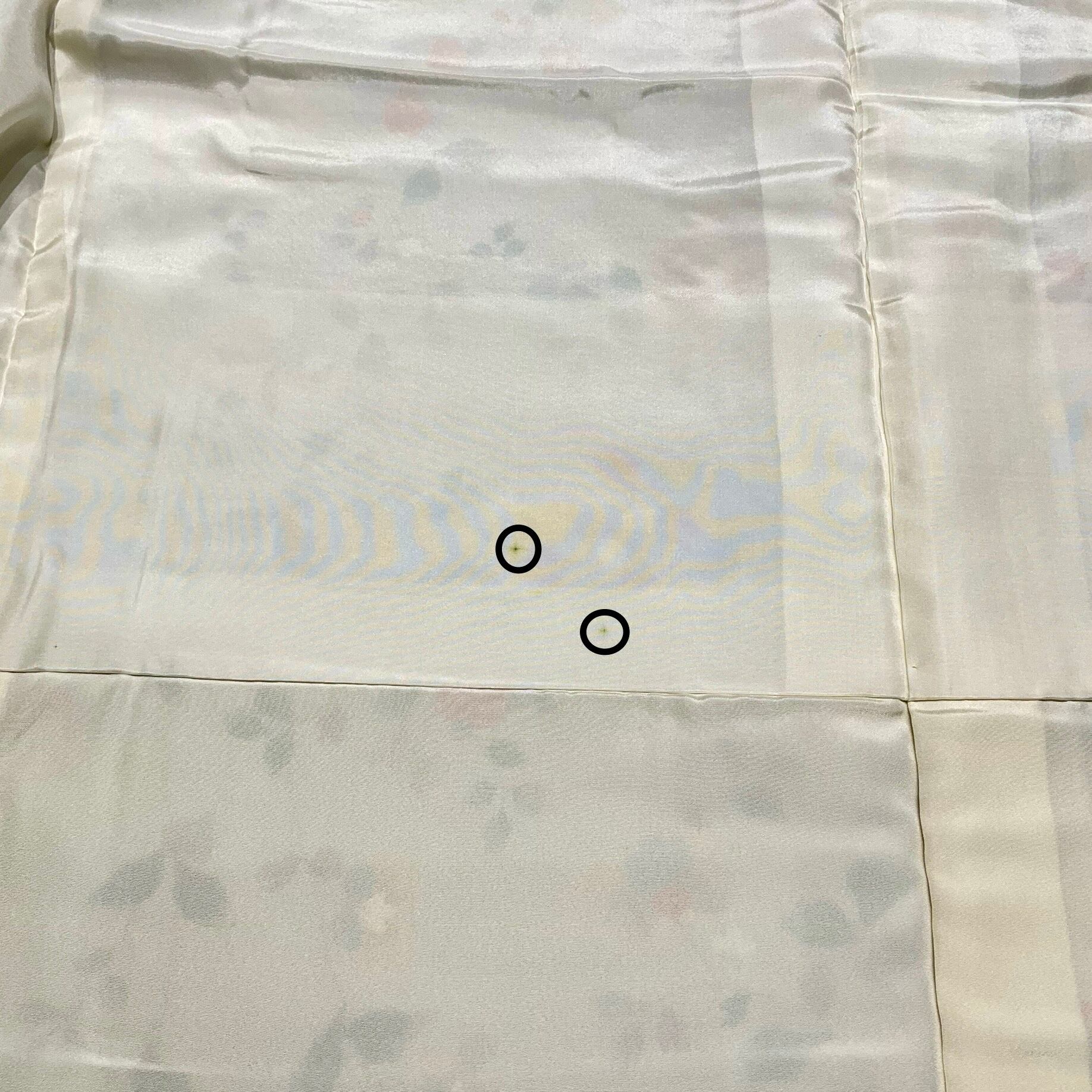 long*春の息吹*縮緬 花 白地 小紋着物 A615 | kimono tento long*春の息吹*縮緬 花 白地 小紋着物 A615 | kimono tento