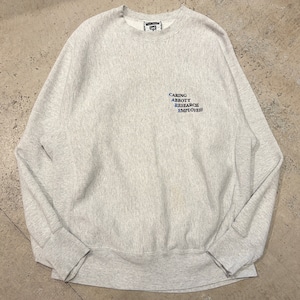 1990s LEE SWEAT SHIRT R/W TYPE GRAY USA
