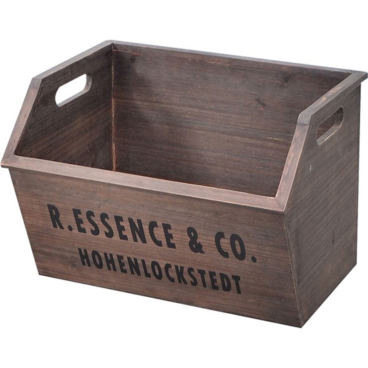 スタッキングボックス LFS-176BR LFS-176NA 積み重ね 収納 箱 木製 ふたなし 見せる収納 ラック おしゃれ オープンタイプ