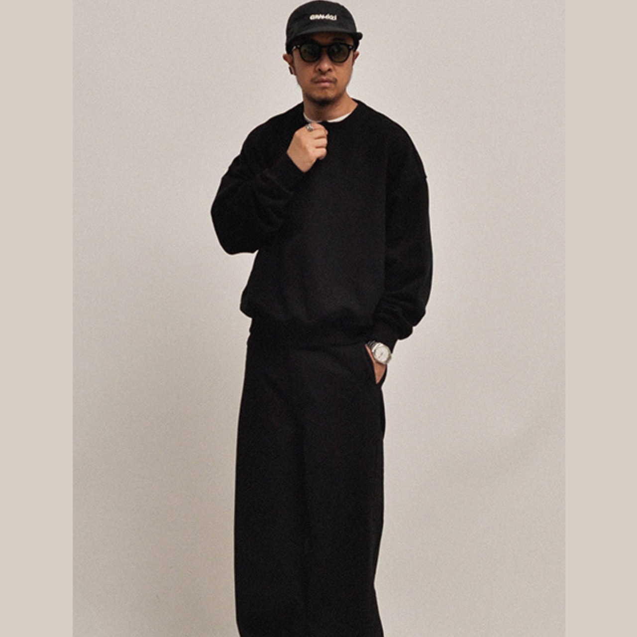 ハーフジップ ワイドスウェット A1986 - 13