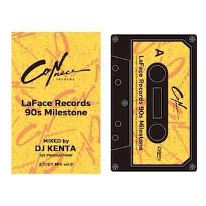 ※こちらはTAPE仕様です(QRコード付き)。Study Mix vol.6 -La Face Records 90s Milestone- MIX by DJ KENTA