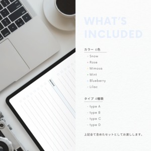 ToDoリスト┊︎6色&4種類セット┊︎タスク管理┊︎やることリスト