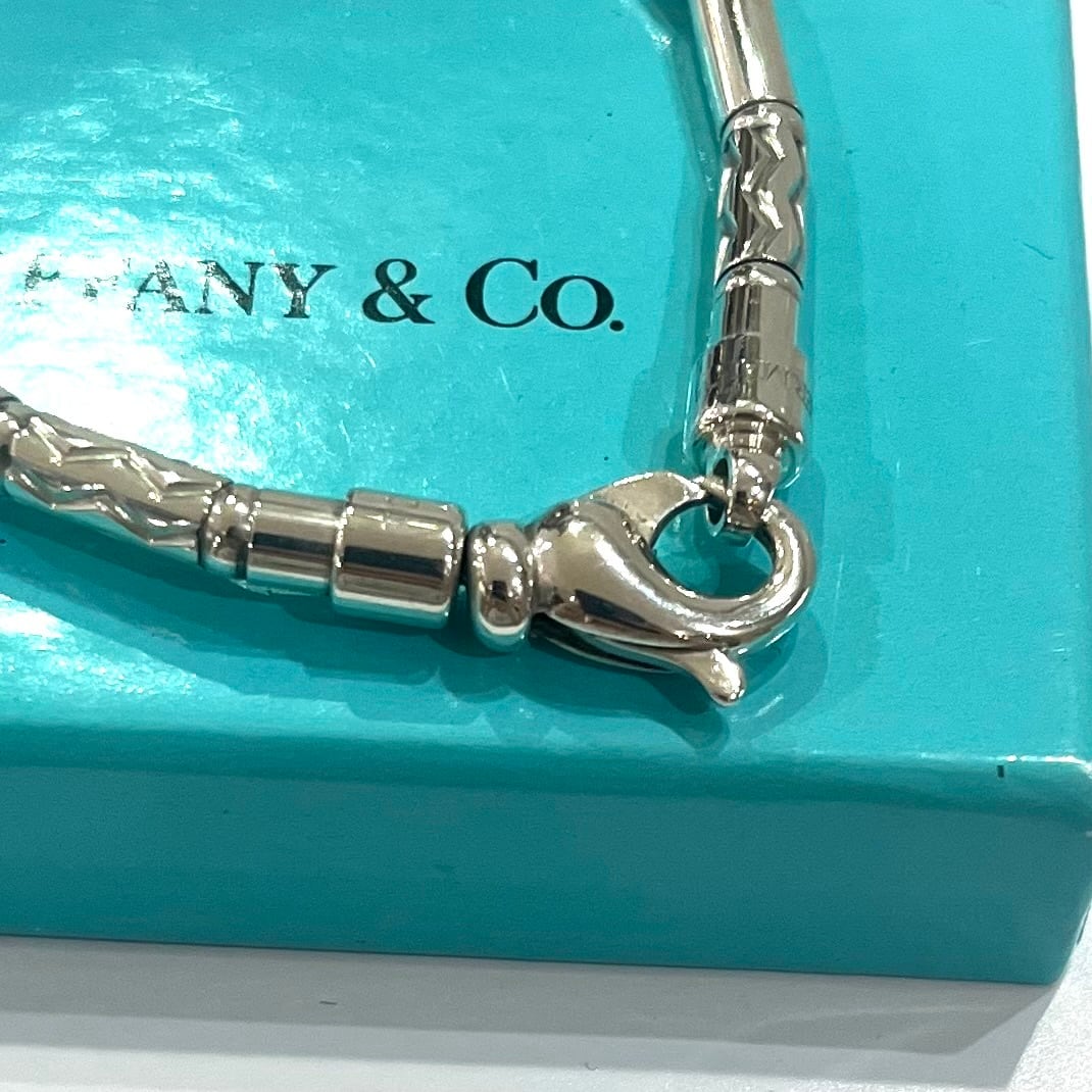 希少【TIFFANY&CO.】2933 German ZigZagブレスレット幾何学 シルバー