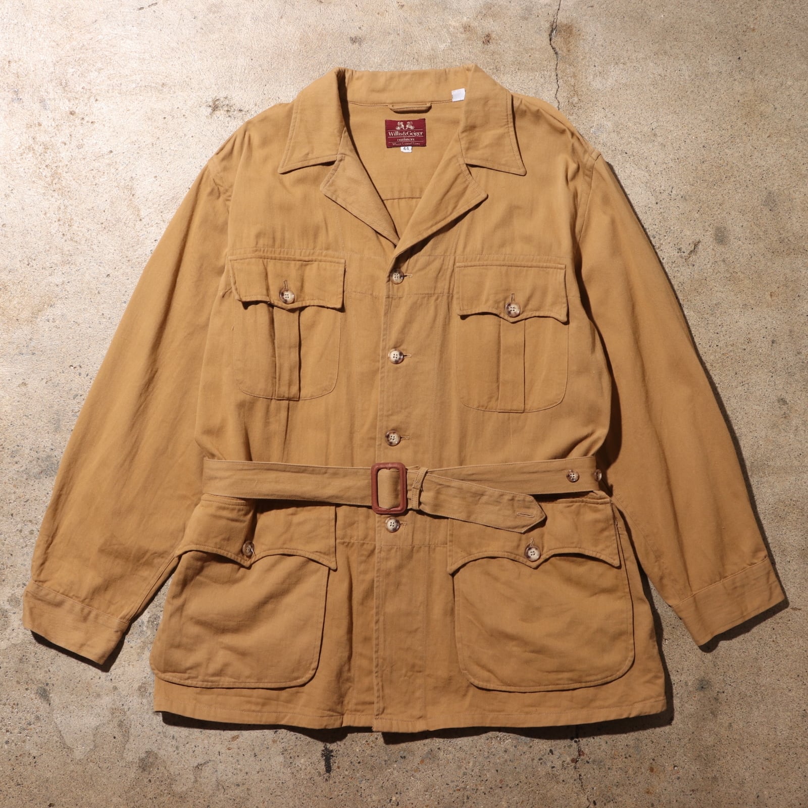 極美品 Willis&Geiger 80s Australian Bush Jacket ブッシュジャケット 