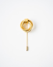〈Ferragammo〉Triple Ring Pin Brooch
