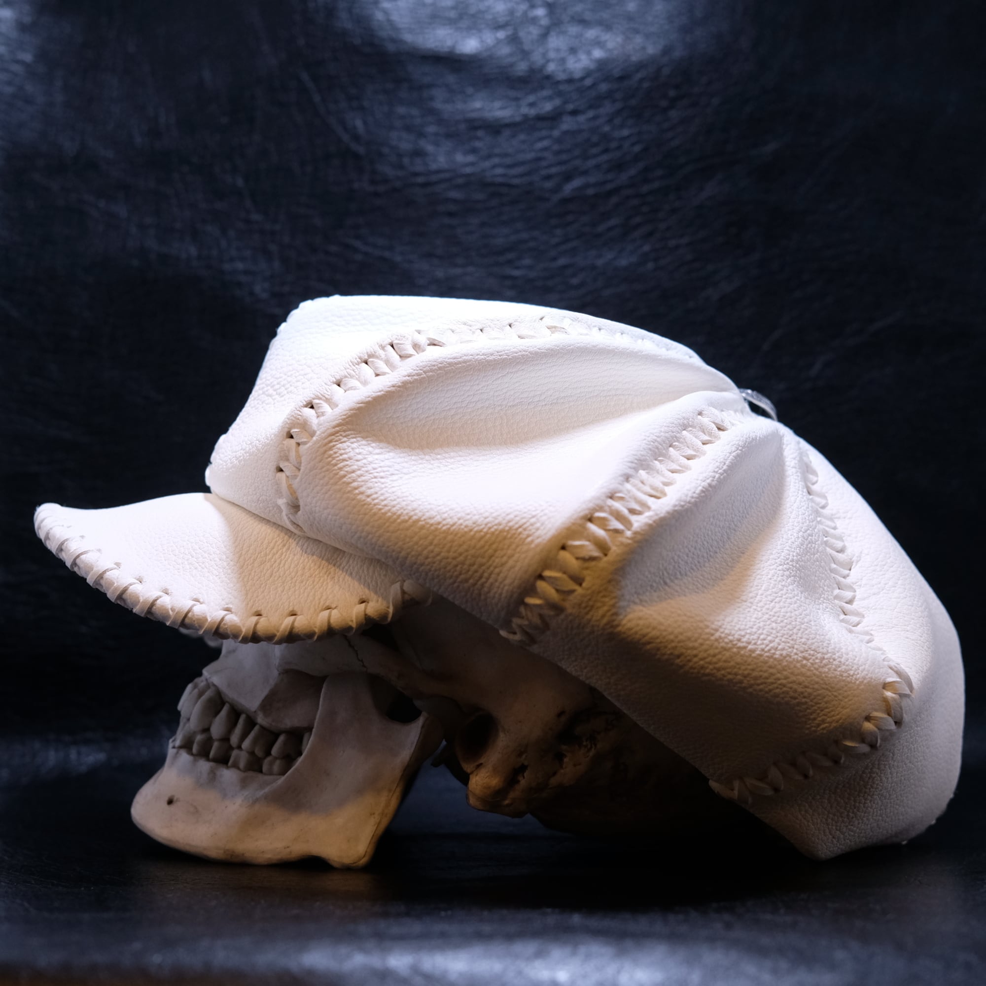 レア　70s レザー　キャスケット　帽子　コンチョ　ハンドクラフト　アメリカ レア 70s レザー キャスケット 帽子 コンチョ ハンドクラフト アメリカ