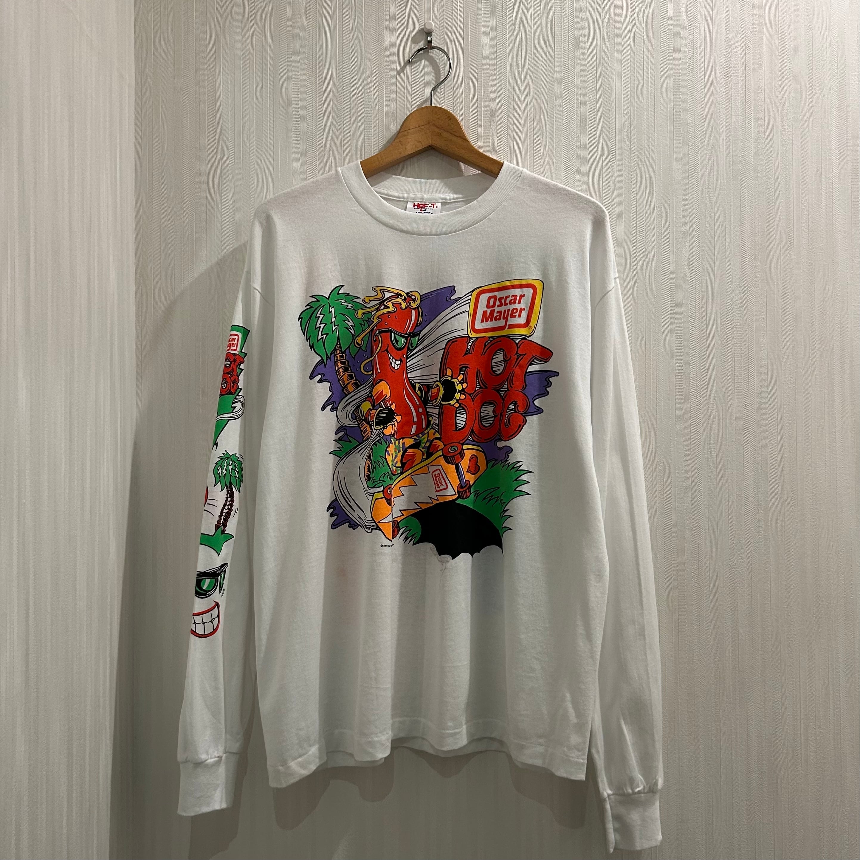 Dead Stock!! 1989s Oscar Mayor Test Print L/S T-shirt