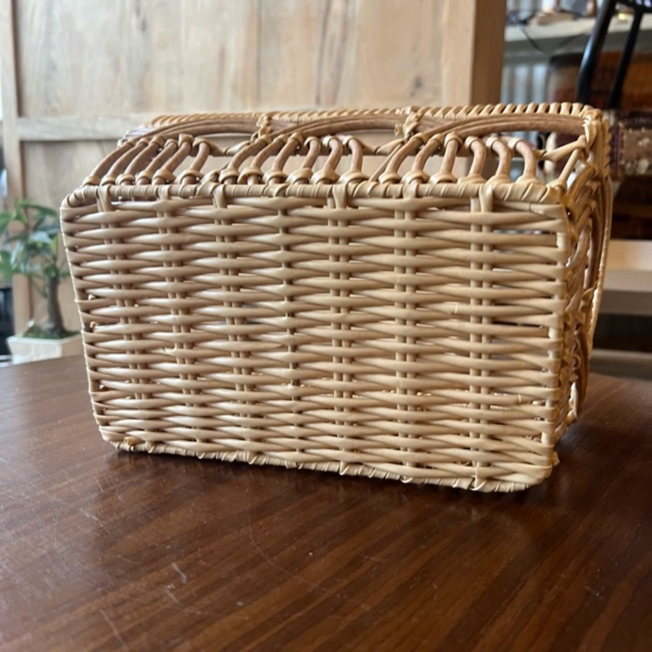 Plastic Basket S　プラバスケットS　バスケット　カゴ　取っ手付き　収納　