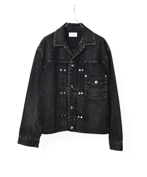 TANAKA / ST-45-DBK THE JEAN JACKET (DUSTY BLACK)