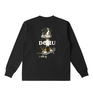 バーニーズ・マウンテン・ドッグ　バックデザインロングTシャツ