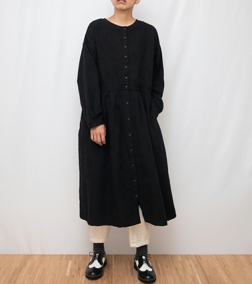tukuroi by SUN VALLEY ツクロイ / 製品染め コットンジャガード 2WAYワンピース