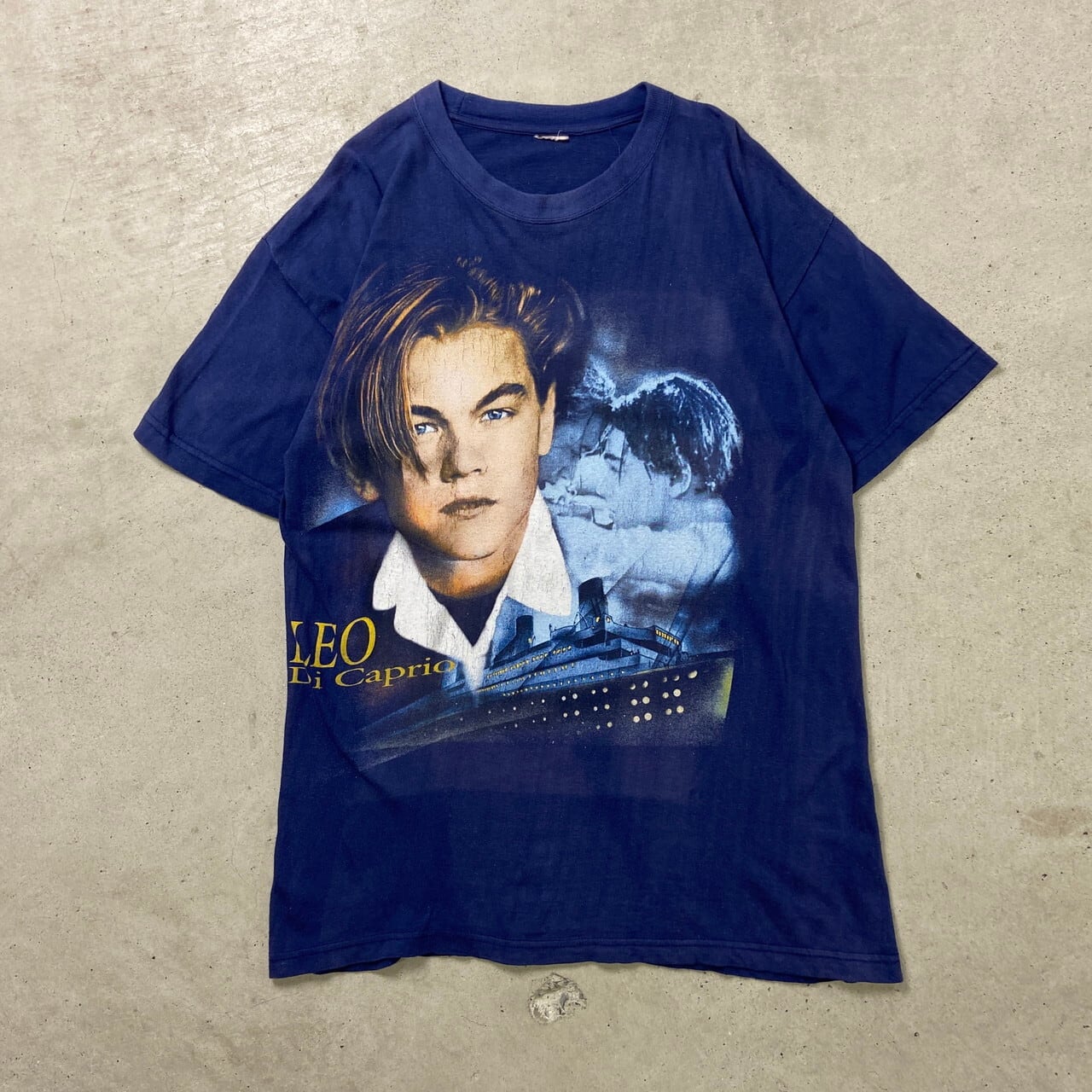 90年代 Leonardo DiCaprio レオナルド・ディカプリオ プリントT 90年代 Leonardo DiCaprio レオナルド・ディカプリオ プリントT