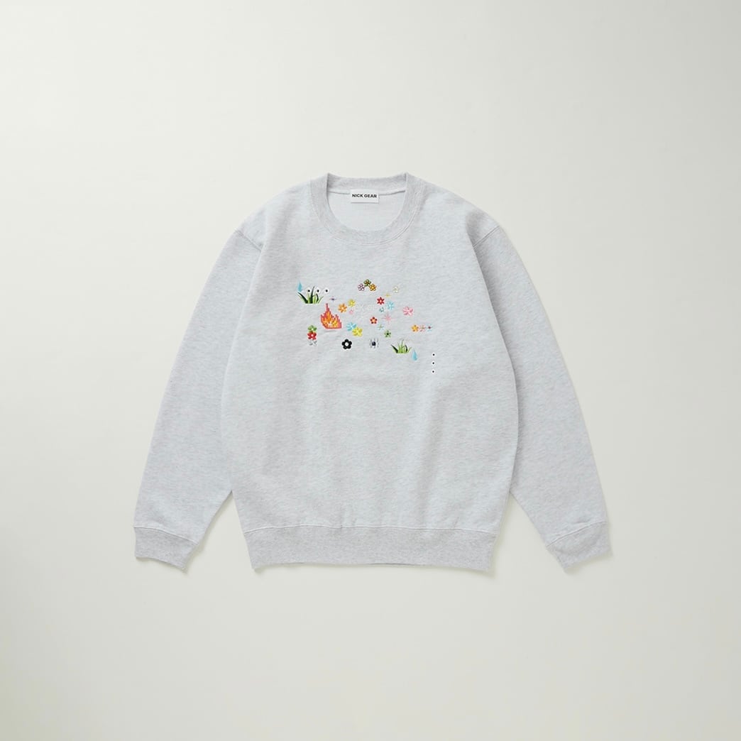 Sample embroidery sweat
