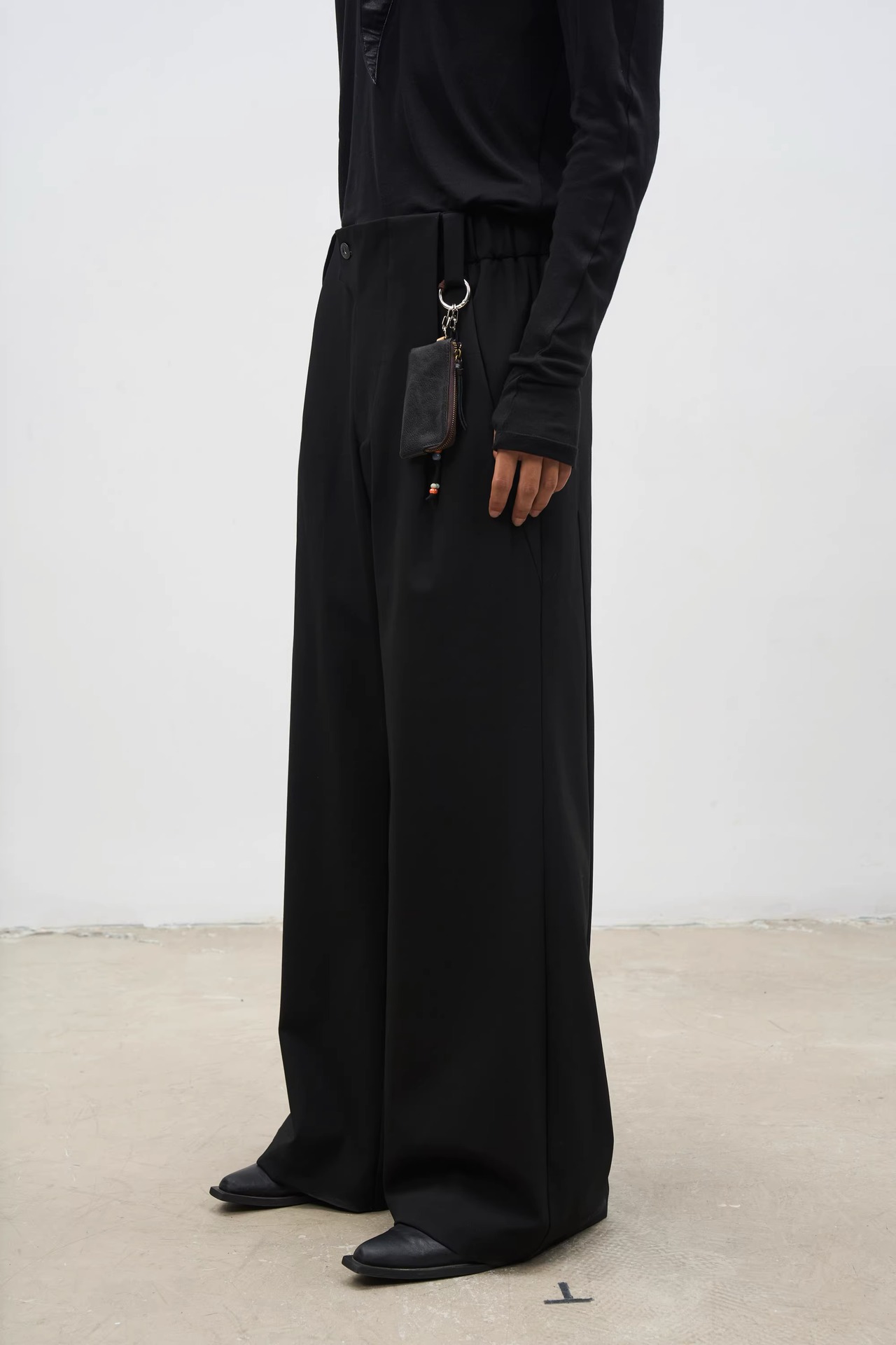 SOUTHFISH Asymmetric Samurai Wide Trousers