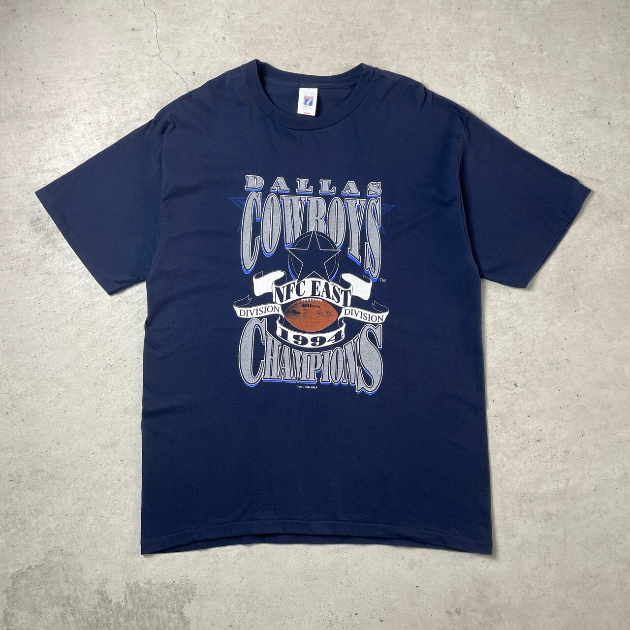 USA製 90年代 NFL ダラスカウボーイズ チーム プリントTシャツ メンズ 