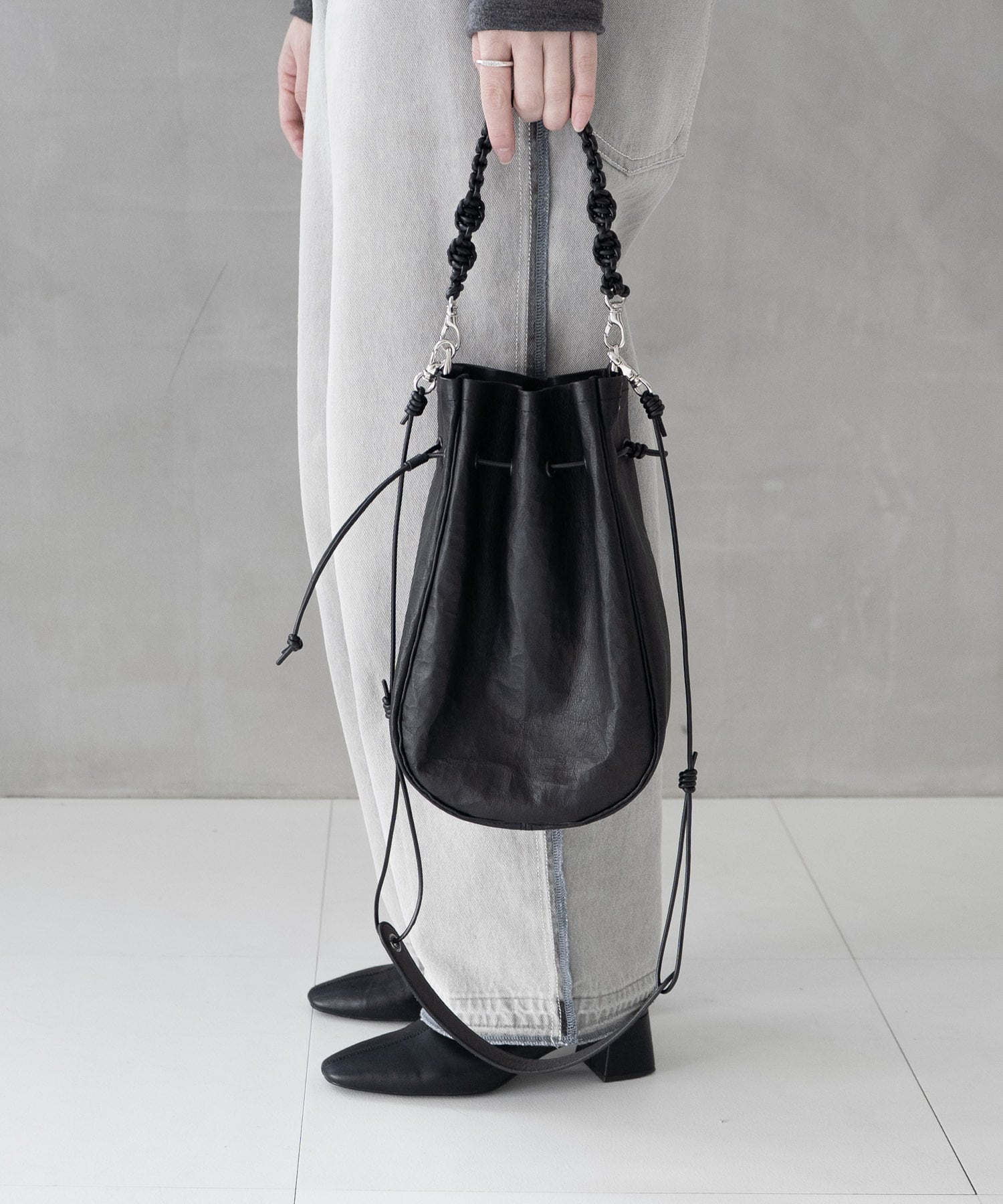 Dyneema® Leather MEDICINE BAG L+HAND STRAP/3042#2/ダイニーマレザー