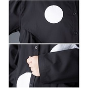 ドット柄 フリルデザイン シャツ  00002