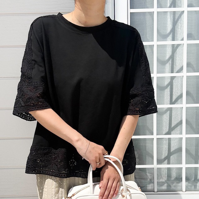 【WEB限定】ショルダーレースプルオーバー
