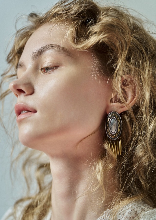 【27SS | 先行予約】FUMIE TANAKA フミエタナカ / イヤリング / concho earring