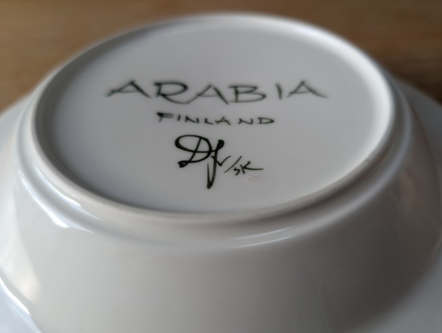 アラビア パレルモ ARABIA Palermo のスーププレート