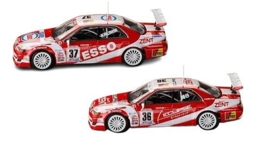 ホビージャパン 1/64 ZENT ECLIPSE チェイサー (#36) 1997 JTCC