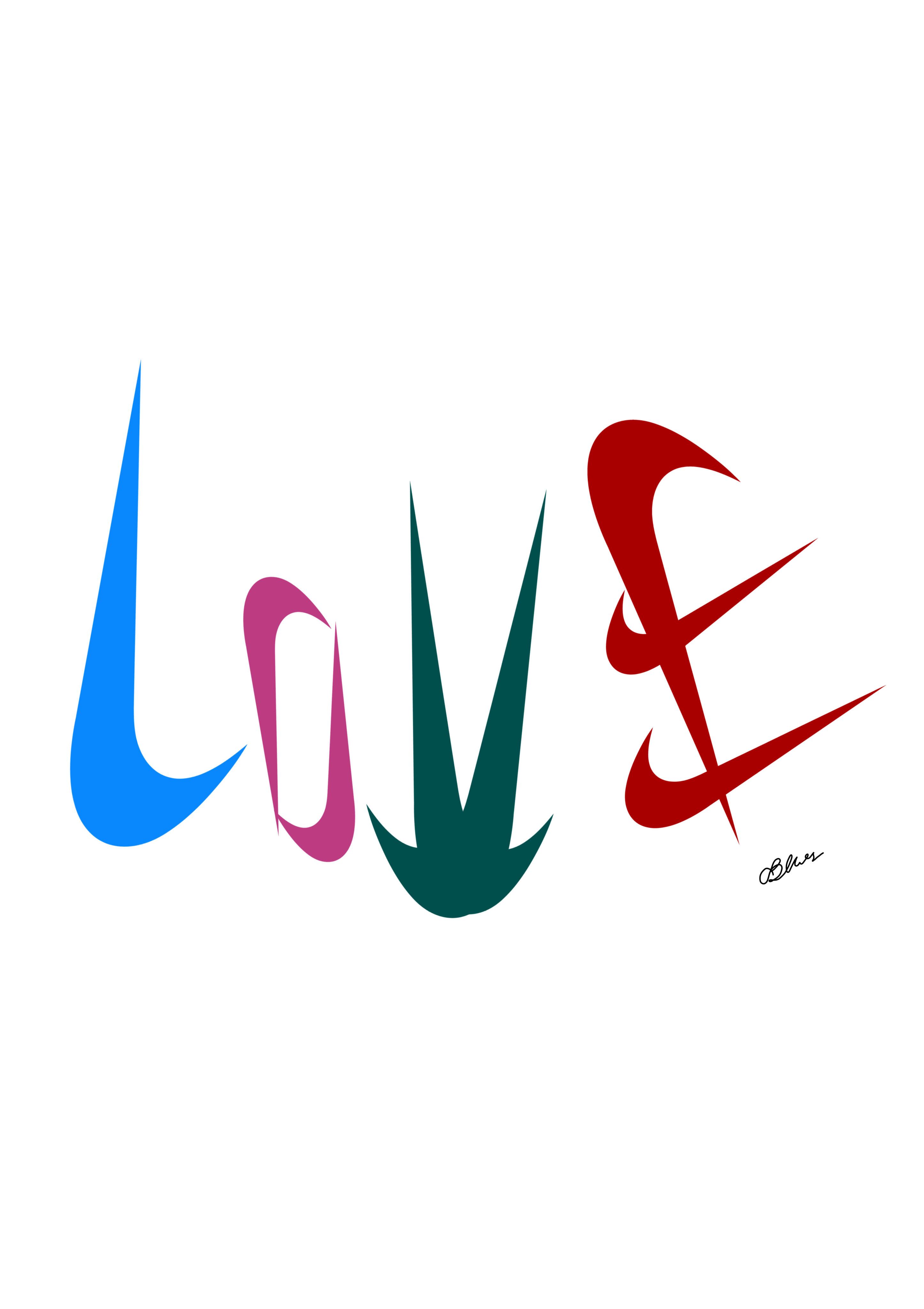 ナイキ ロゴ Love おしゃれ現代アート ペーパー キャンバスポスター オマージュアート A1サイズ Make Sense Art Gallery ナイキ ロゴ Love おしゃれ現代アート ペーパー キャンバスポスター オマージュアート A1サイズ Make Sense Art Gallery