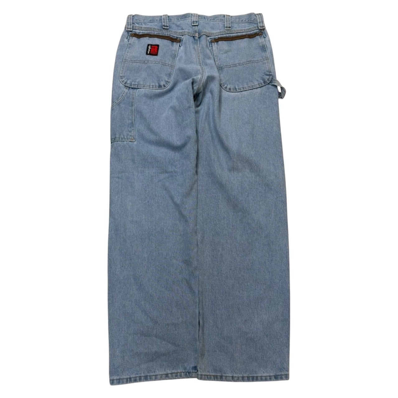 【とっぱん様使用】  Jeans W29×L32 デニム W29×L32】wrangler デニムパンツ 革パッチ | 古着屋OLDGREEN