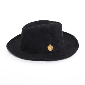 LEATHER HAT (BLACK) / GAVIAL