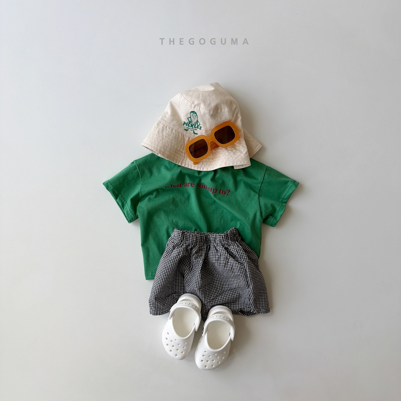 【即納】THE GOGUMA 26/SM What are you Tシャツ｜夏服｜韓国子供服