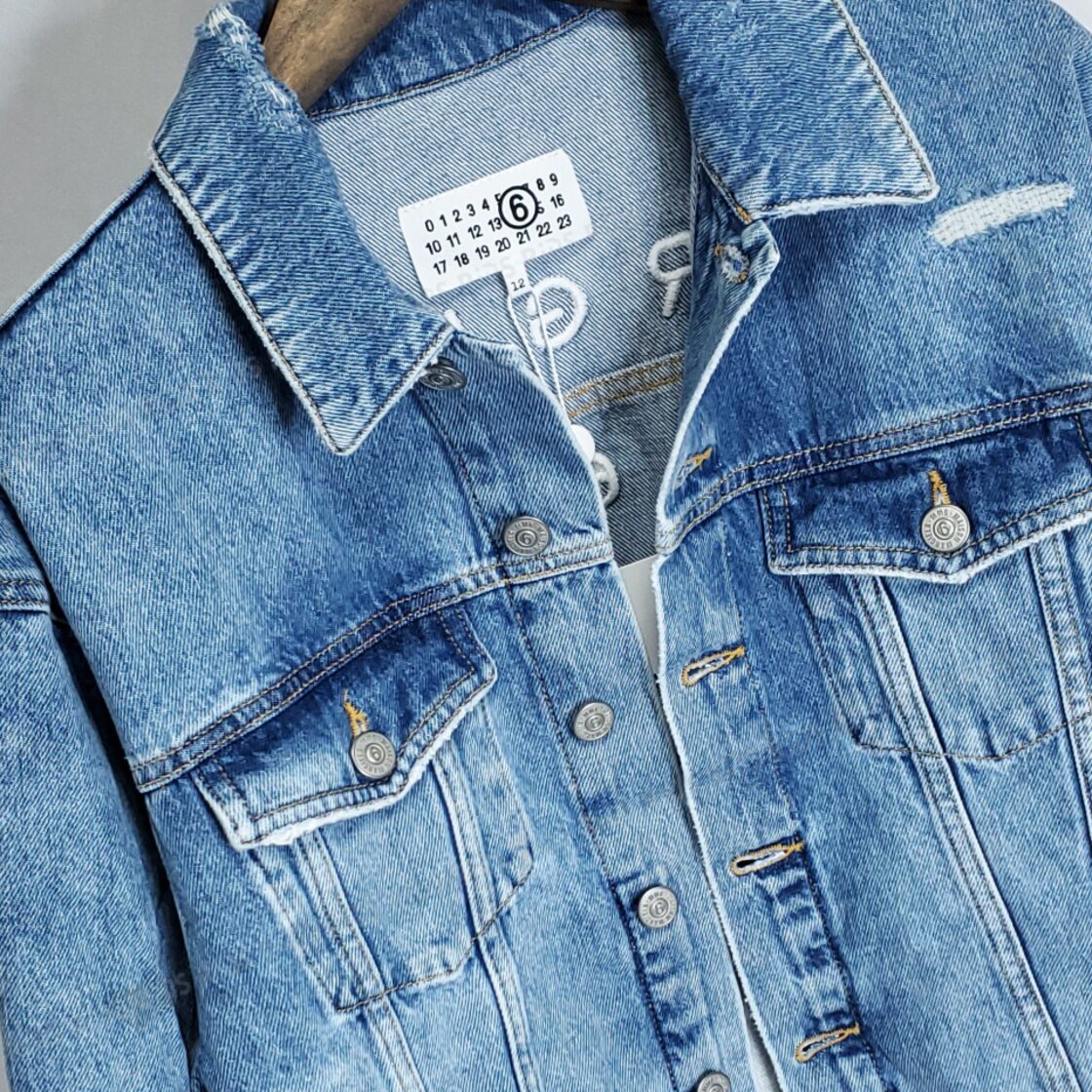 MM6 Maison Margiela kids 大人もOK ロゴ デニムジャケット | Pay ID