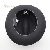 ダンス 衣装 帽子 ハット ブラック系 タカダンス TAKA DANCE 黒 ラインストーン ラテン ジャズ デモ パーティー メンズ ぼうし リボン 小物 ダンス小物 イベント ステージ 競技 キラキラ 社交ダンス シルバー系