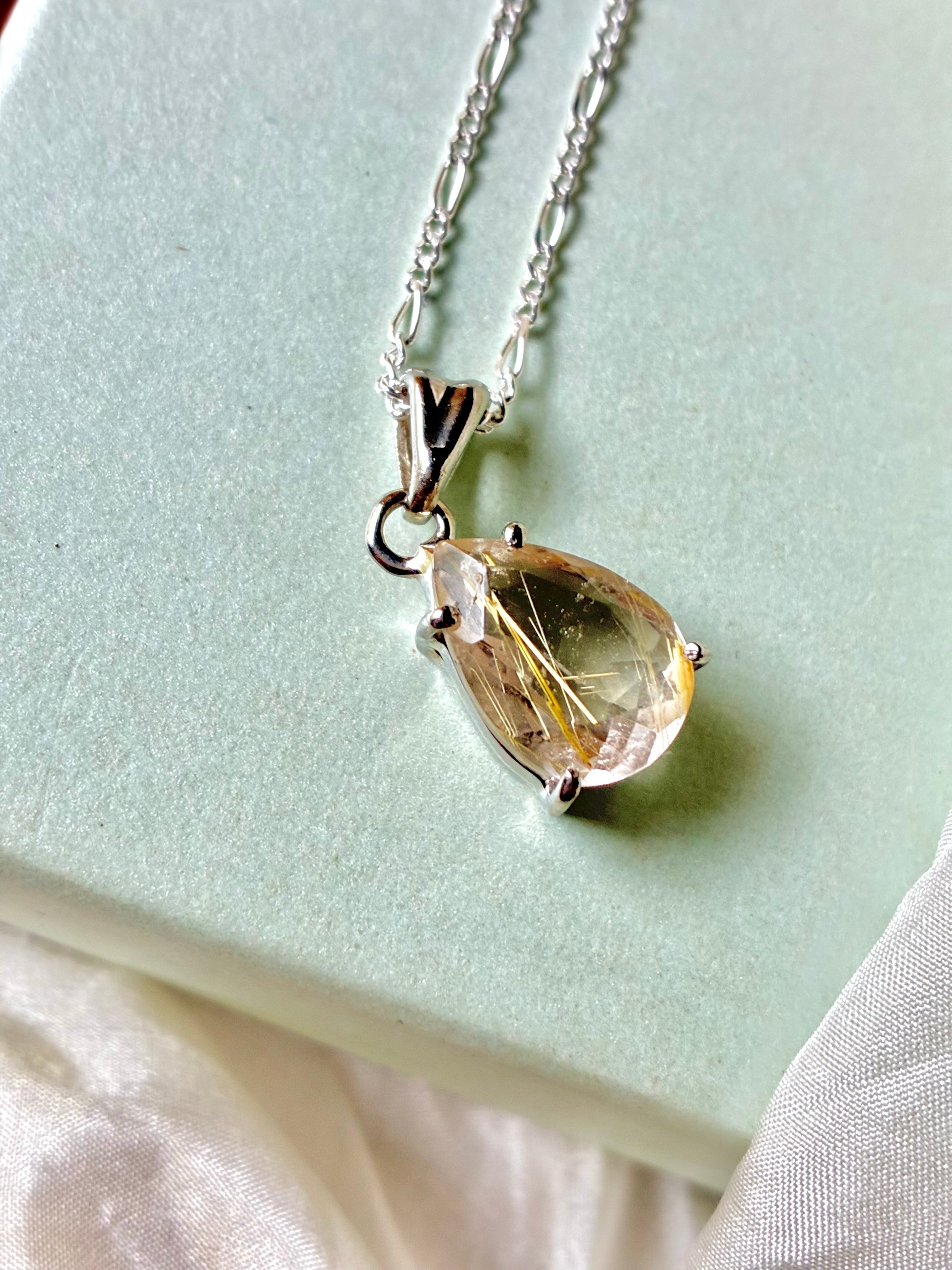 Rutile quarts〜幸運〜 necklace