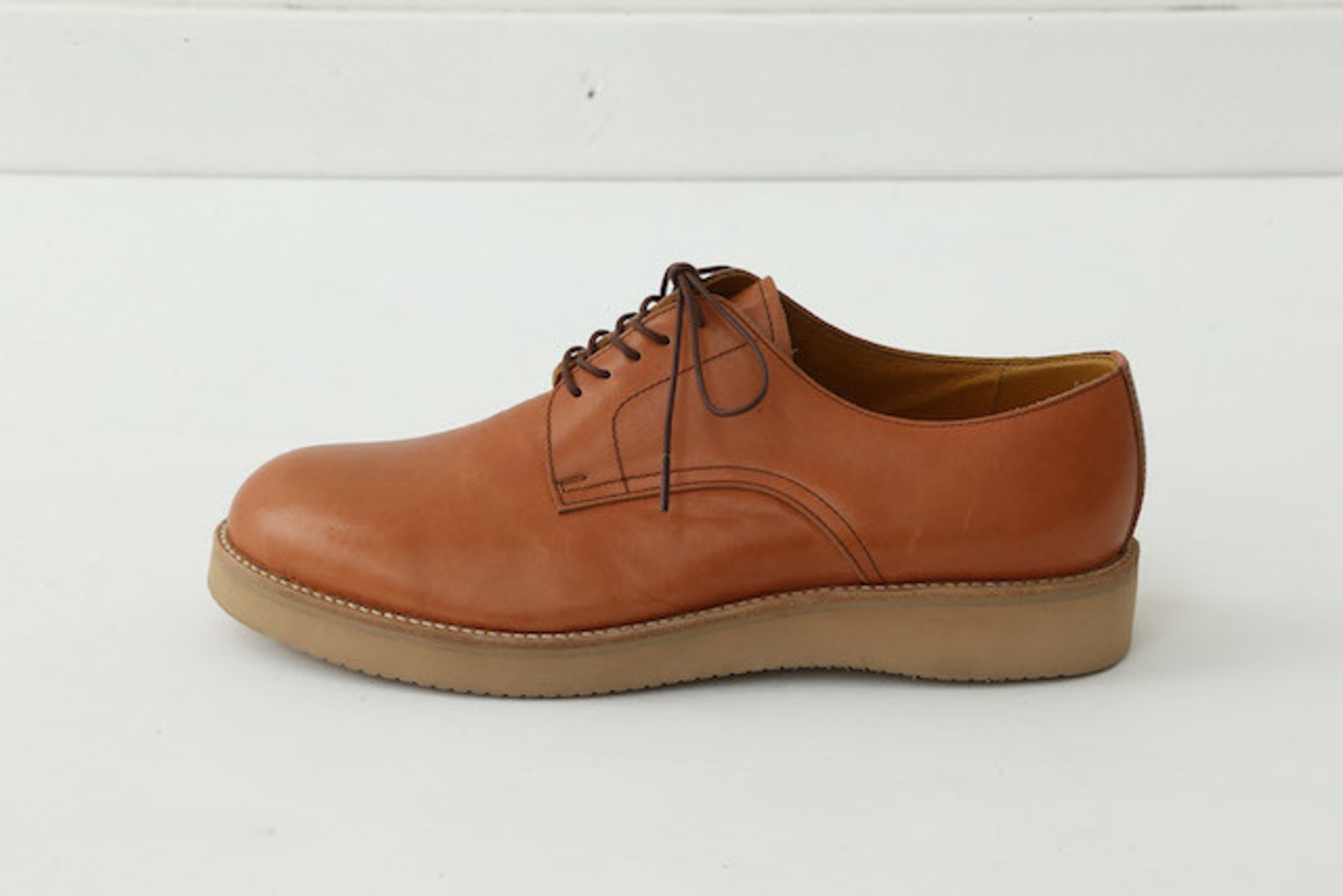 PLAIN TOE BLUCHER (WEDGE SOLE)