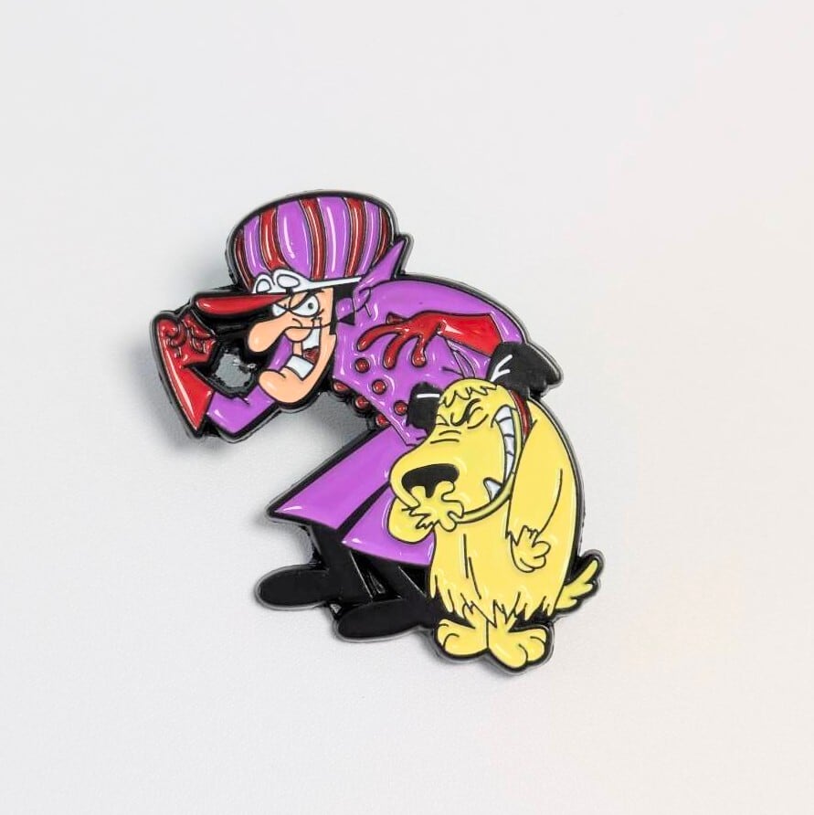 送料無料！ ★ピンズ PINS★ピンバッジ 【 WackyRace ( チキチキマシン猛レース ) 】 ブラック魔王 / けんけん・ケンケン〚アメリカン雑貨 アメトイ〛