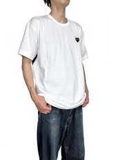 【PLAY COMME des GARCONS】T353 黒ハートバックプリント TEE