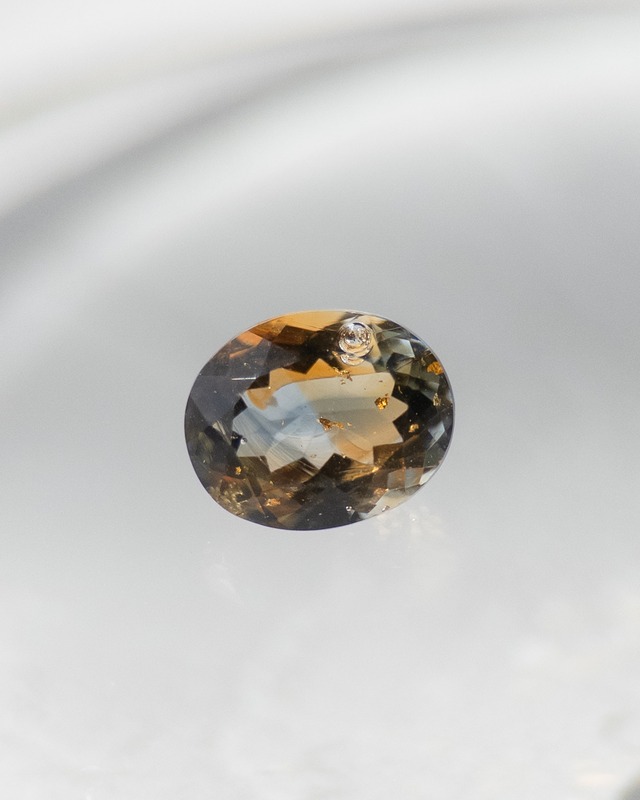 オーバル 10×8mm #286【硝子の宝石】箔入