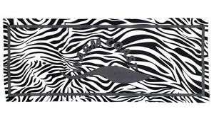 Logo face towel "zebra"【在庫限り】［発送予定：入金確認後1週間以内］
