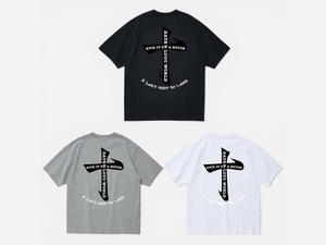 BX CROSS　 S/S Tee / BLACK・WHITE・GRAY　日本製