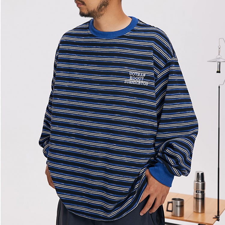 ★TROUSE ROUND NECK PULLOVER TOP　　　A0703