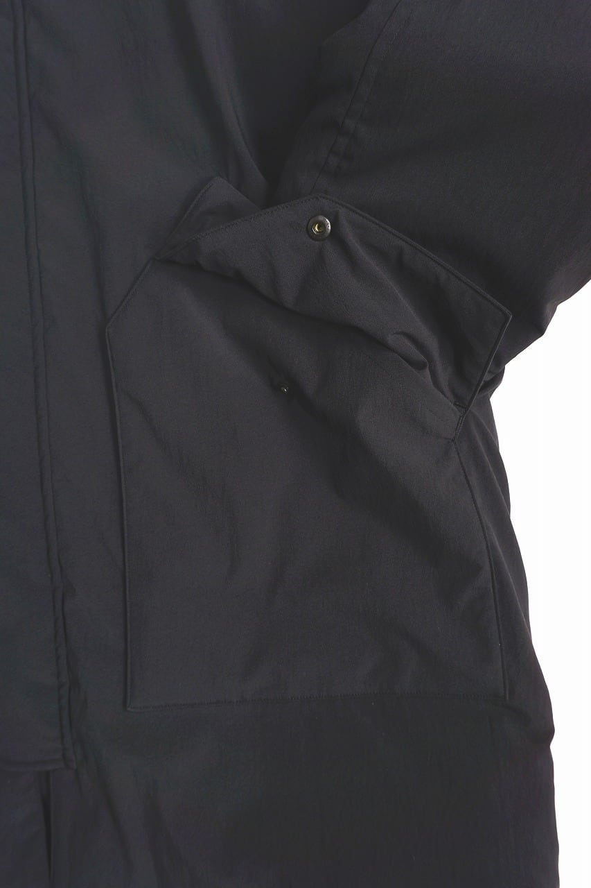 Nylon Padded Hoodie Coat